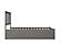 Mission Full Platform Bed w/Footboard & Twin Trundle by Atlantic