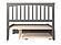 Mission Full Platform Bed w/Footboard & Twin Trundle by Atlantic