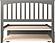 Mission Full Platform Bed w/Footboard & Full Trundle by Atlantic