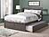Mission Full Platform Bed w/Footboard & Full Trundle by Atlantic