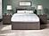 Mission Full Platform Bed w/Footboard & Set of 2 Storage Drawers by Atlantic