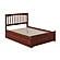Mission Full Platform Bed w/Matching Footboard & Twin Trundle by Atlantic