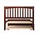 Mission Full Platform Bed w/Matching Footboard & Full Trundle by Atlantic