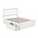 Mission Full Platform Bed w/Matching Footboard & Set of 2 Storage Drawers by Atlantic
