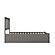 Mission Queen Platform Bed w/Footboard & Twin XL Trundle by Atlantic