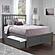 Mission Queen Platform Bed w/Footboard & Set of 2 Storage Drawers by Atlantic
