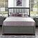 Mission Queen Platform Bed w/Footboard & Set of 2 Storage Drawers by Atlantic