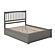 Mission Queen Platform Bed w/Matching Footboard & Twin XL Trundle by Atlantic