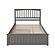 Mission Queen Platform Bed w/Matching Footboard & Twin XL Trundle by Atlantic
