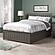 Mission Queen Platform Bed w/Matching Footboard & Twin XL Trundle by Atlantic