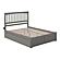 Mission King Platform Bed w/Footboard & Twin XL Trundle by Atlantic