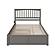 Mission King Platform Bed w/Footboard & Twin XL Trundle by Atlantic