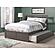 Mission King Platform Bed w/Footboard & Twin XL Trundle by Atlantic