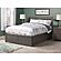 Mission King Platform Bed w/Footboard & Twin XL Trundle by Atlantic