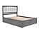 Mission King Platform Bed w/Footboard & Set of 2 Storage Drawers by Atlantic