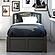 Richmond Twin XL Platform Bed w/Footboard & Twin XL Trundle by Atlantic