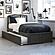 Richmond Twin XL Platform Bed w/Footboard & Twin XL Trundle by Atlantic