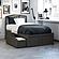 Richmond Twin XL Platform Bed w/Footboard & Set of 2 Storage Drawers by Atlantic