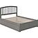 Richmond Full Platform Bed w/Footboard & Full Trundle by Atlantic