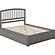 Richmond Queen Platform Bed w/Footboard & Twin XL Trundle by Atlantic