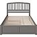 Richmond Queen Platform Bed w/Footboard & Twin XL Trundle by Atlantic