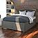 Richmond Queen Platform Bed w/Footboard & Twin XL Trundle by Atlantic