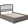 Richmond Queen Platform Bed w/Footboard & Set of 2 Storage Drawers by Atlantic