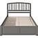 Richmond Queen Platform Bed w/Footboard & Set of 2 Storage Drawers by Atlantic