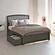 Richmond Queen Platform Bed w/Footboard & Set of 2 Storage Drawers by Atlantic