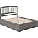 Richmond King Platform Bed w/Footboard & Twin XL Trundle by Atlantic