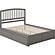 Richmond King Platform Bed w/Footboard & Set of 2 Storage Drawers by Atlantic