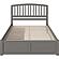 Richmond King Platform Bed w/Footboard & Set of 2 Storage Drawers by Atlantic