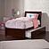 Portland Twin XL Platform Bed w/Footboard & Twin XL Trundle by Atlantic