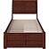 Portland Twin XL Platform Bed w/Footboard & Set of 2 Storage Drawers by Atlantic