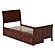 Portland Twin XL Platform Bed w/Matching Footboard & Bed Drawers by AFI Furnishings