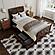 Portland Twin XL Platform Bed w/Matching Footboard & Bed Drawers by AFI Furnishings
