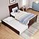 Portland Twin Platform Bed w/Matching Footboard & Twin Trundle by Atlantic
