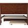 Portland Full Platform Bed w/Footboard & Twin Trundle by Atlantic