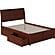 Portland Full Platform Bed w/Footboard & Set of 2 Storage Drawers by Atlantic