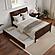 Portland Full Platform Bed w/Matching Footboard & Twin Trundle by Atlantic