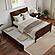 Portland Full Platform Bed w/Matching Footboard & Full Trundle by Atlantic