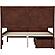 Portland Full Platform Bed w/Matching Footboard & Bed Drawers by Atlantic