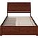 Portland Queen Platform Bed w/Footboard & Set of 2 Storage Drawers by Atlantic