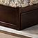 Portland Queen Platform Bed w/Footboard & Set of 2 Storage Drawers by Atlantic
