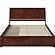 Portland King Platform Bed w/Footboard & Set of 2 Storage Drawers by Atlantic