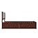 Canyon Twin XL Platform Bed w/Matching Footboard & Set of 2 Storage Drawers by Atlantic