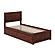 Canyon Twin XL Platform Bed w/Matching Footboard & Set of 2 Storage Drawers by Atlantic