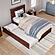 Canyon Twin Platform Bed w/Matching Footboard & Twin Trundle by Atlantic