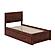 Canyon Twin Platform Bed w/Matching Footboard & Set of 2 Storage Drawers by Atlantic
