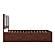 Canyon Full Platform Bed w/Matching Footboard & Twin Trundle by Atlantic
